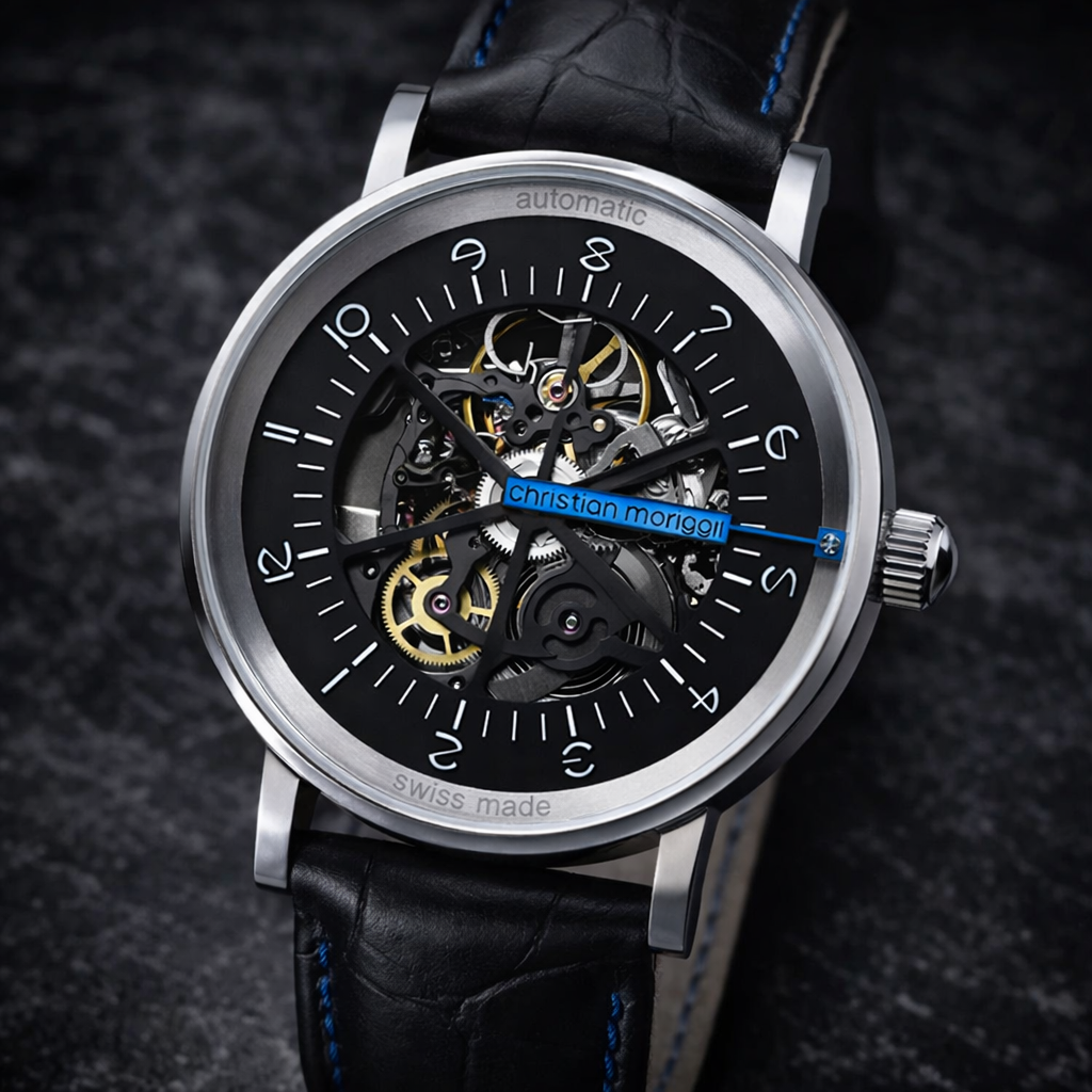 CHRISTIAN MORIGGI CREATIONS 3 AUTOMATIC BLUE 40MM