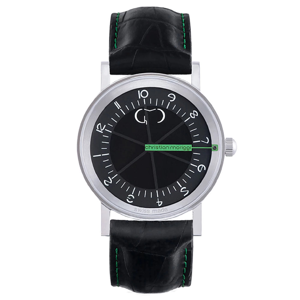 CHRISTIAN MORIGGI CREATIONS 3 QUARTZ GREEN 40MM