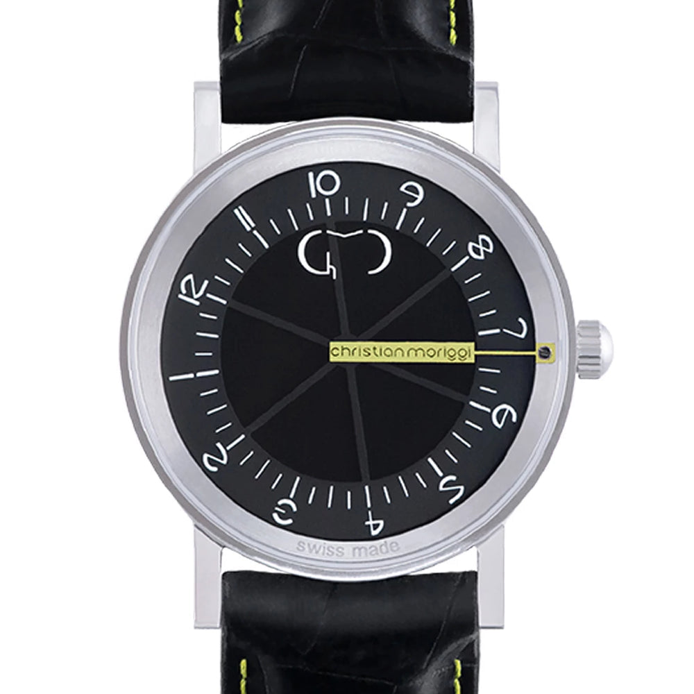 CHRISTIAN MORIGGI CREATIONS 3 QUARTZ YELLOW 40MM