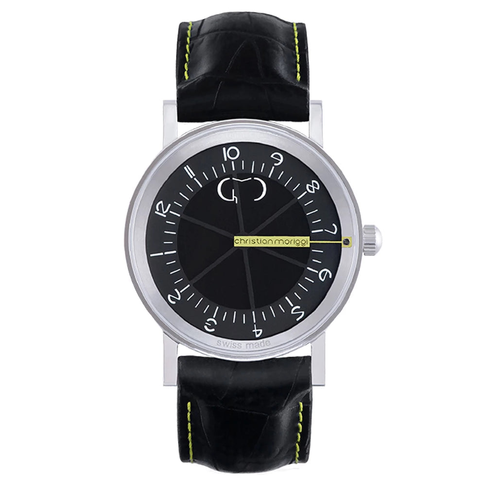 CHRISTIAN MORIGGI CREATIONS 3 QUARTZ YELLOW 40MM