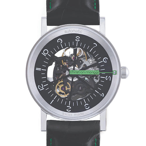 CHRISTIAN MORIGGI CREATIONS 3 AUTOMATIC GREEN 40MM
