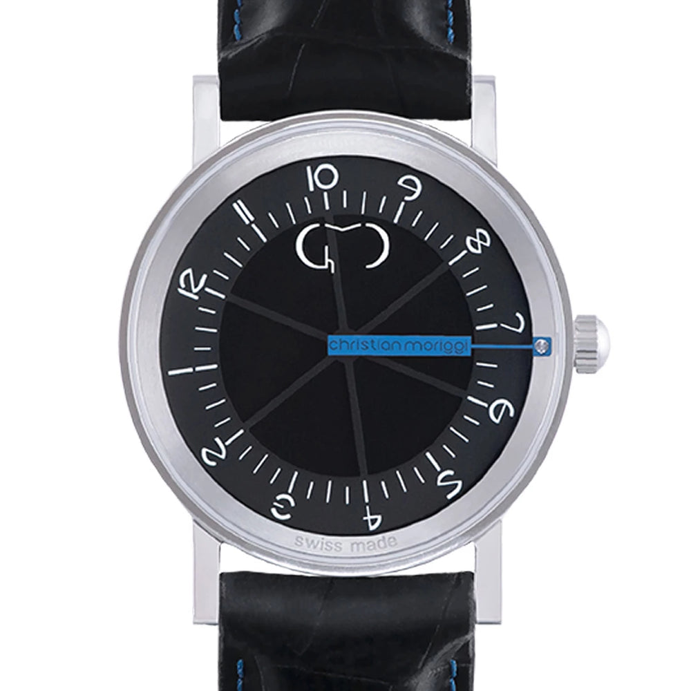 CHRISTIAN MORIGGI CREATIONS 3 QUARTZ BLUE 40MM