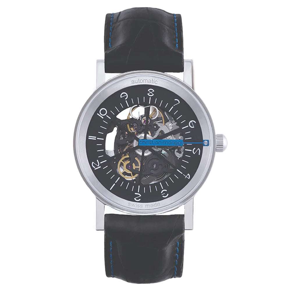 CHRISTIAN MORIGGI CREATIONS 3 AUTOMATIC BLUE 40MM