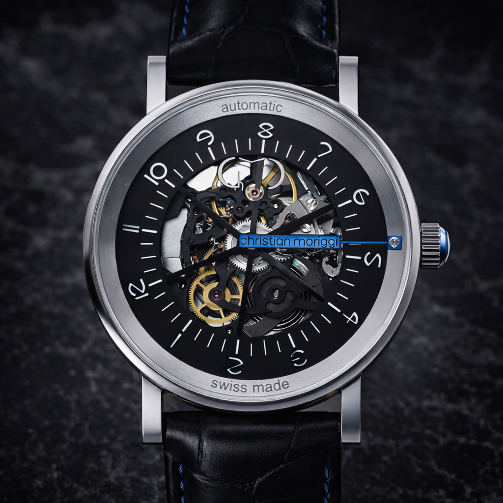 CHRISTIAN MORIGGI CREATIONS 3 AUTOMATIC BLUE 40MM