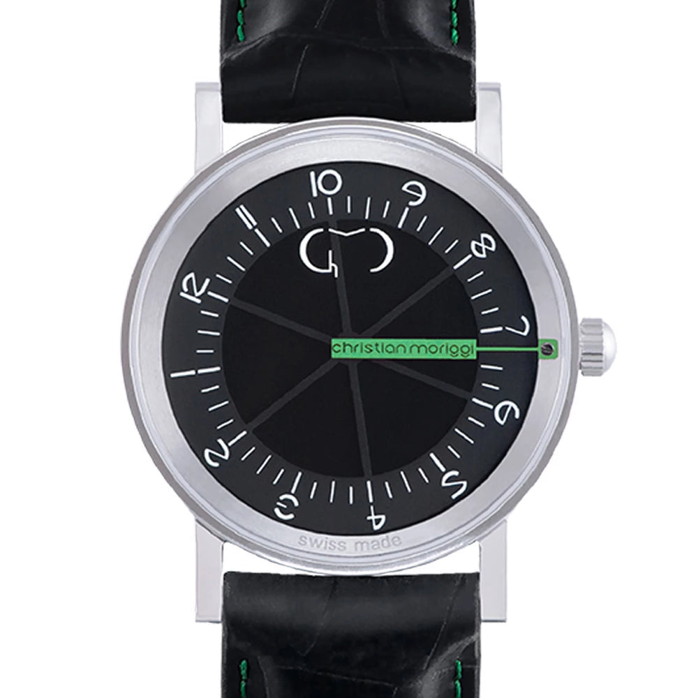 CHRISTIAN MORIGGI CREATIONS 3 QUARTZ GREEN 40MM